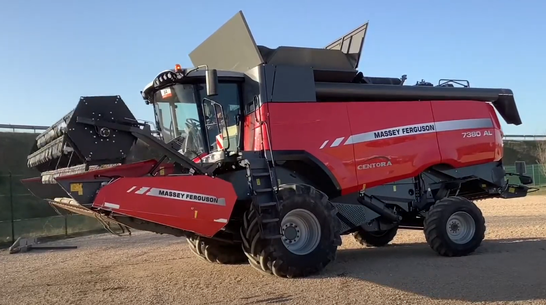 Podajnik pochyły w kombajnie Rostselmash Vector 425