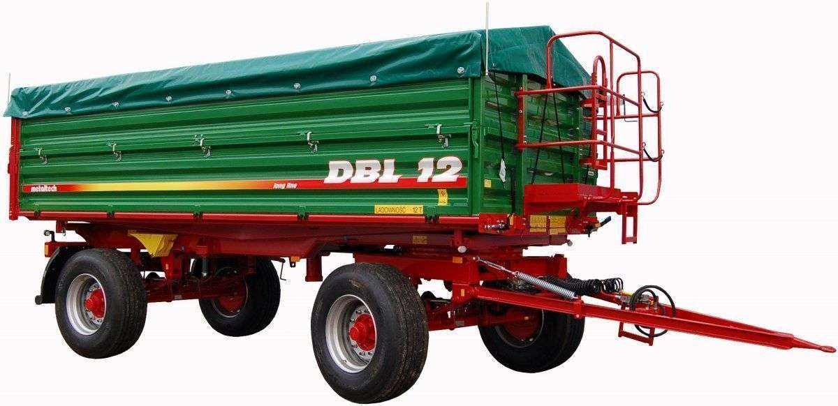 Przyczepa rolnicza Metaltech DBL, 12 ton