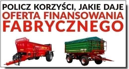 Zdjęcie przedstawiające ofertę finansowania fabrycznego dla przyczep Metaltech.