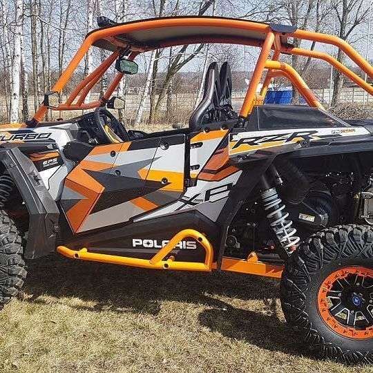 Turbo Polaris XR Limited Korbanek POLARIS RZR TURBO XR wersja Sport orurowanie sportowe koloru pomarńczowego Polaris Korbanek.pl