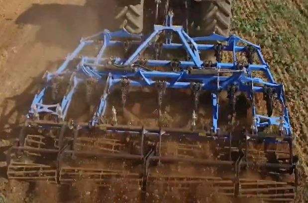 Rabe Bluebird od góry podczas pracy
