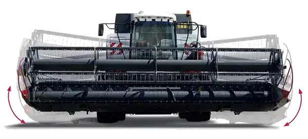 przyrząd żniwny Power Stream w kombajnie Rostselmash RSM 161 przyrząd żniwny Power Stream płynne doskonałe cięcie w kombajnie Rostselmash RSM 161 z firmy Korbanek