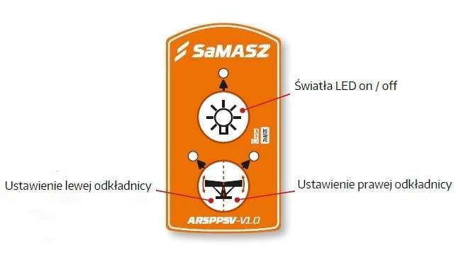 Sterownik do pługa Alps firmy Samasz Sterownik pług do śniegu firmy samasz