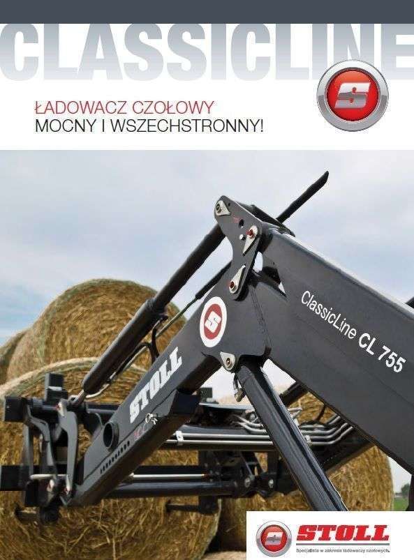 Katalog produktów firmy Stoll z ładowaczami czołowymi do ciągników