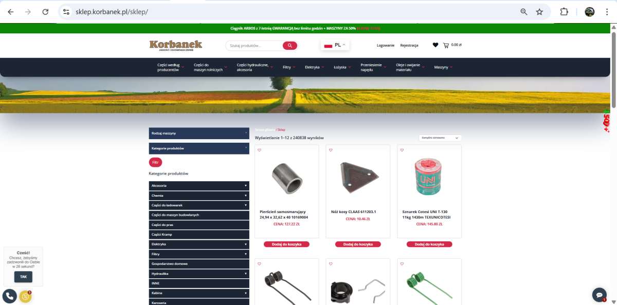 WYGODNE ORAZ INTUICYJNE WYSZUKIWANIE PRODUKTÓW