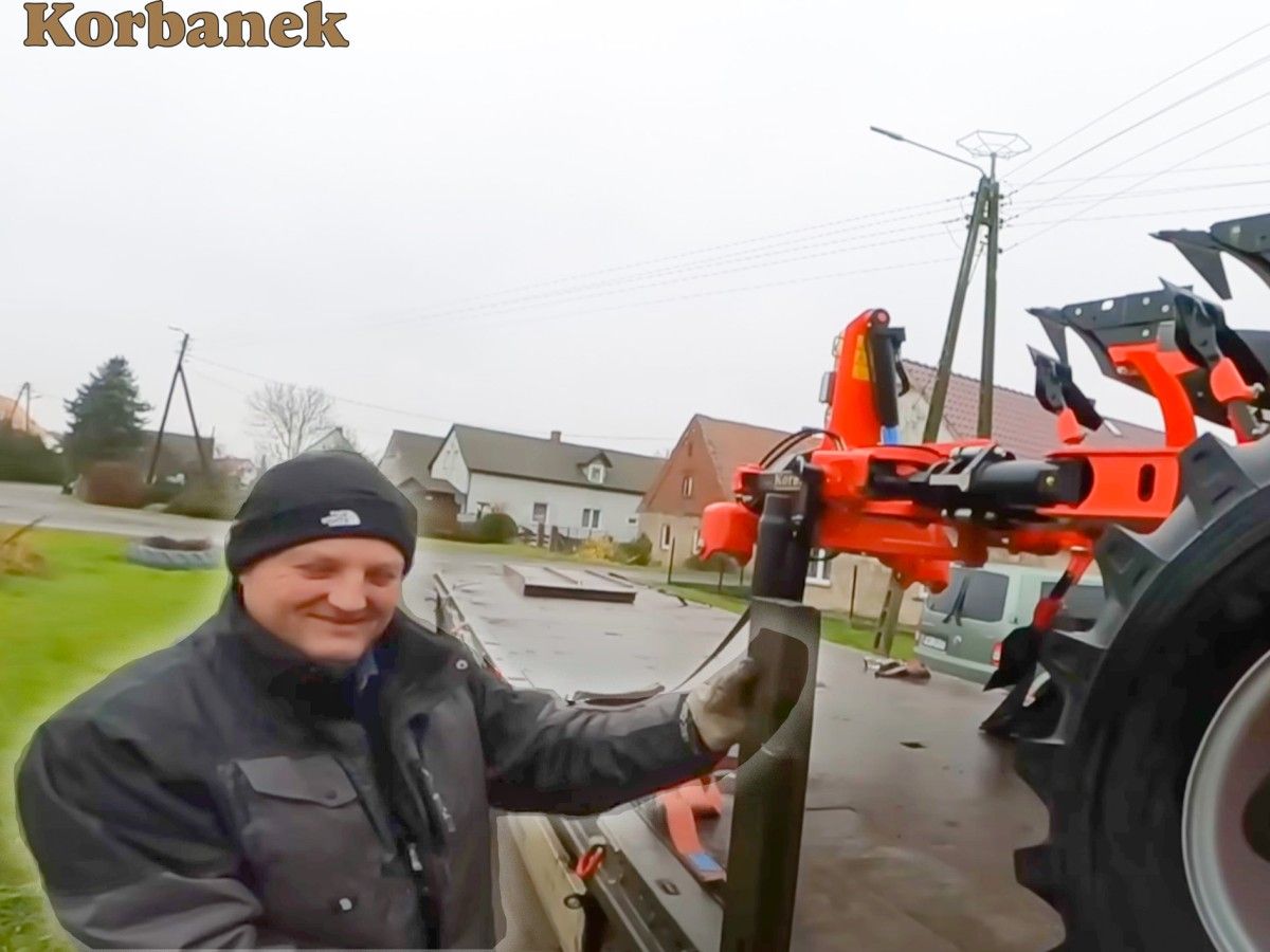 Pan Piotr podczas rozładunku