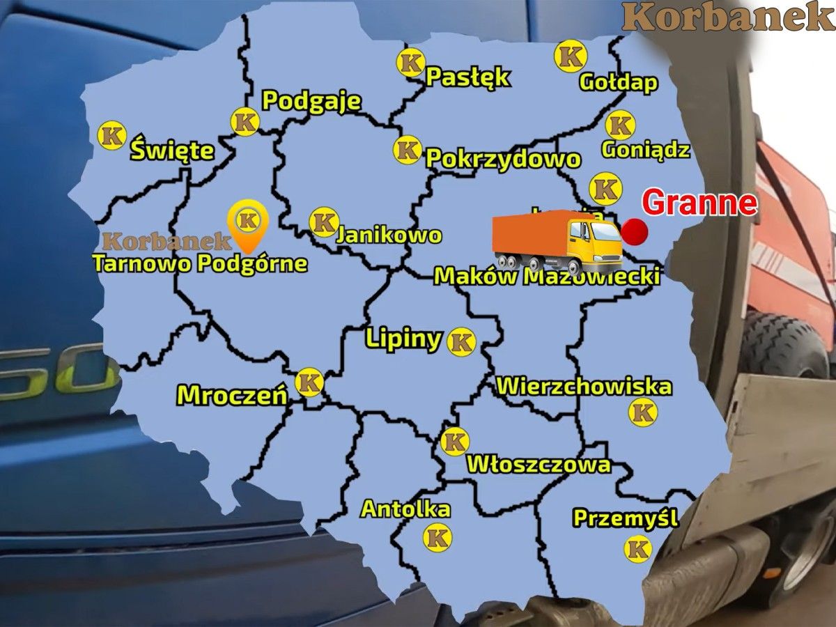Mapa Polski