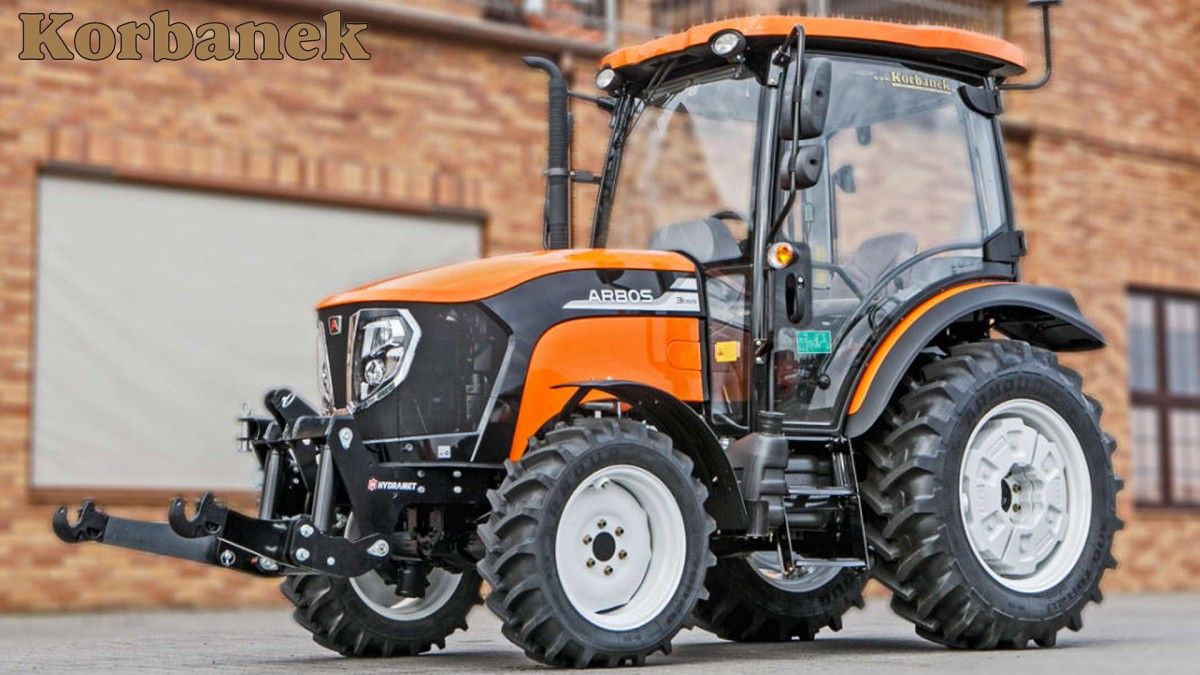 Ciągnik Arbos 3055  w komunalnych barwach od firmy Korbanek