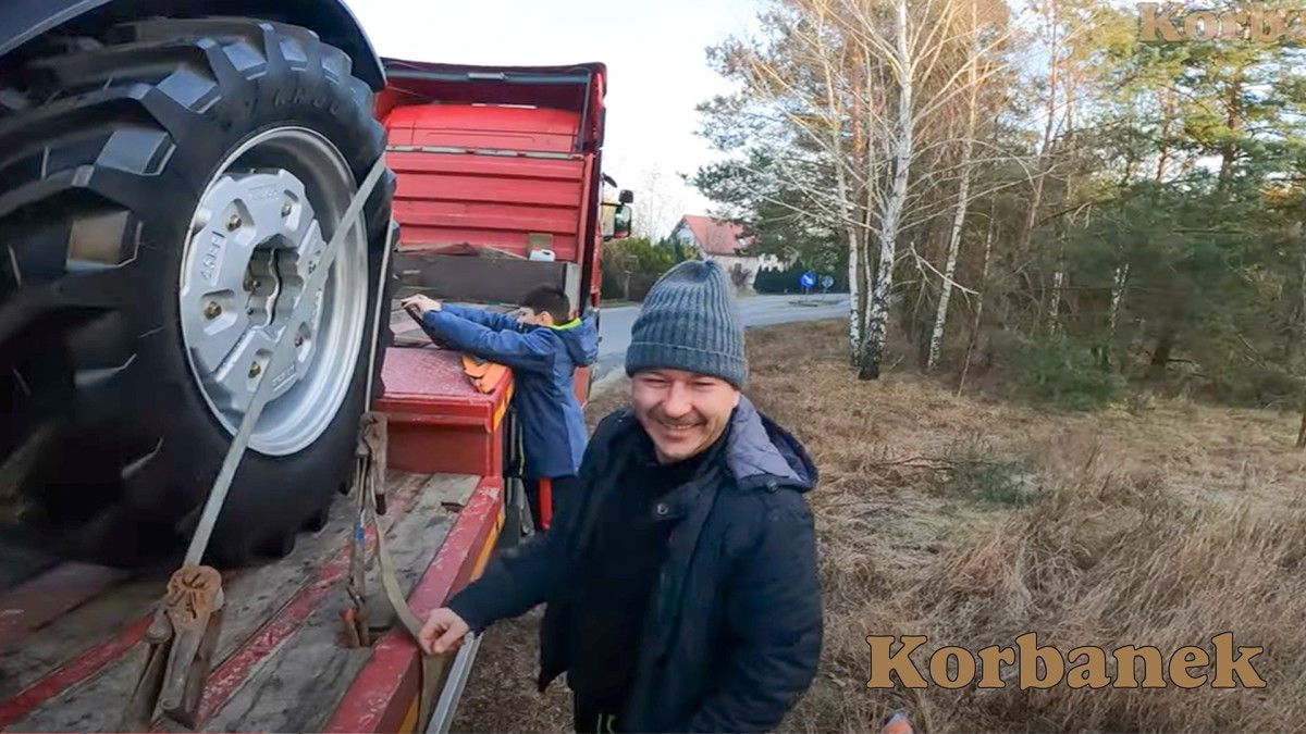 Pan Krzysztof szczesliwy posiadacz ciagnika Arbos 3065