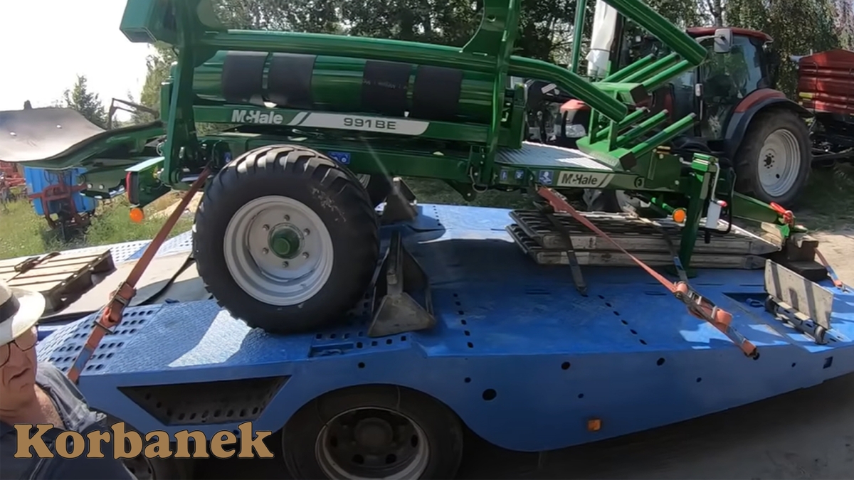 Owijarka McHale 991 BE posiada w pelni automatyczne sterowanie