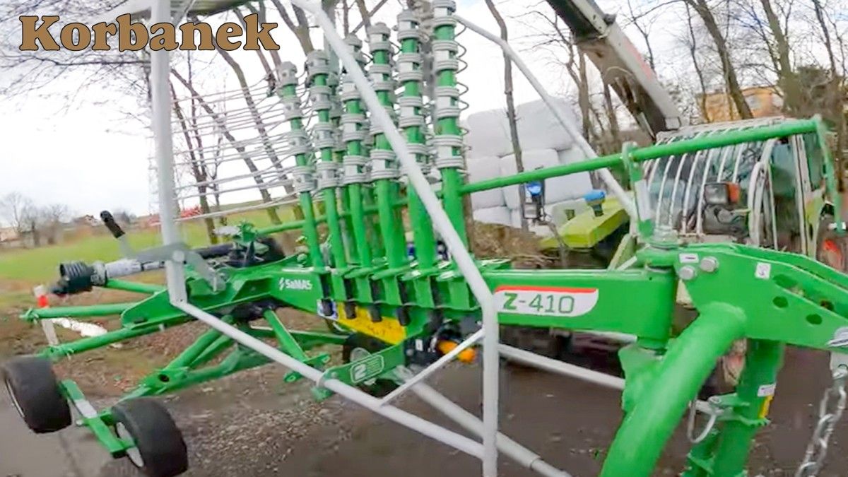 Zgrabiarka Samasz Z410 , sprzedana przez Korbanek dostarczana do Klienta