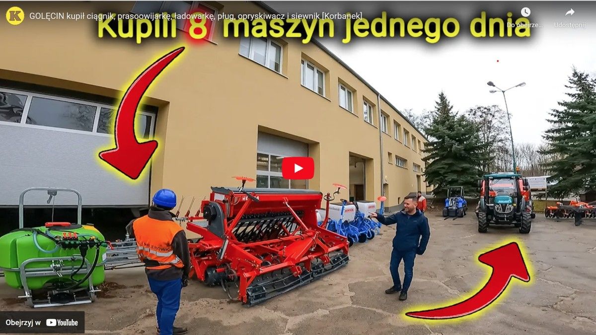 Film dostawa maszyn Golęcin