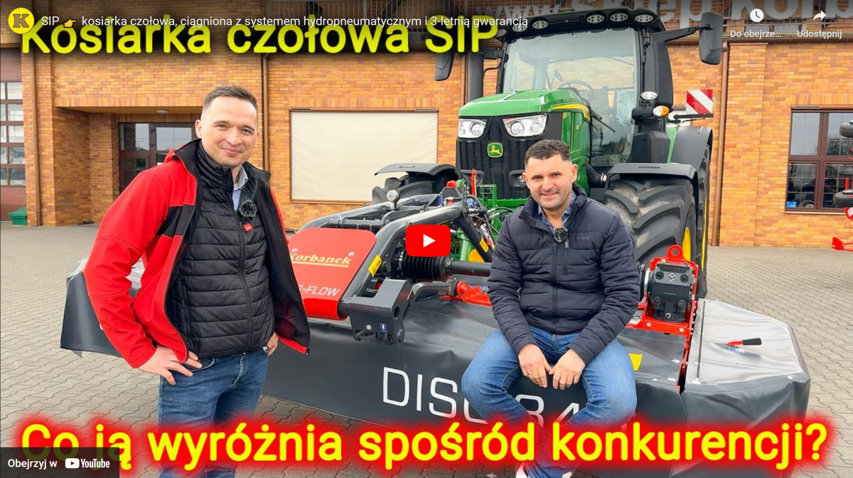 Film z omówienia kosiarki opisywanej w artykule Film o kosiarce przedniej