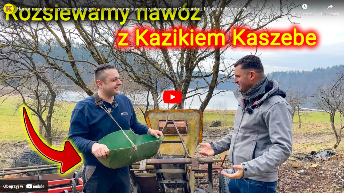 Rozsiewanie nawozu