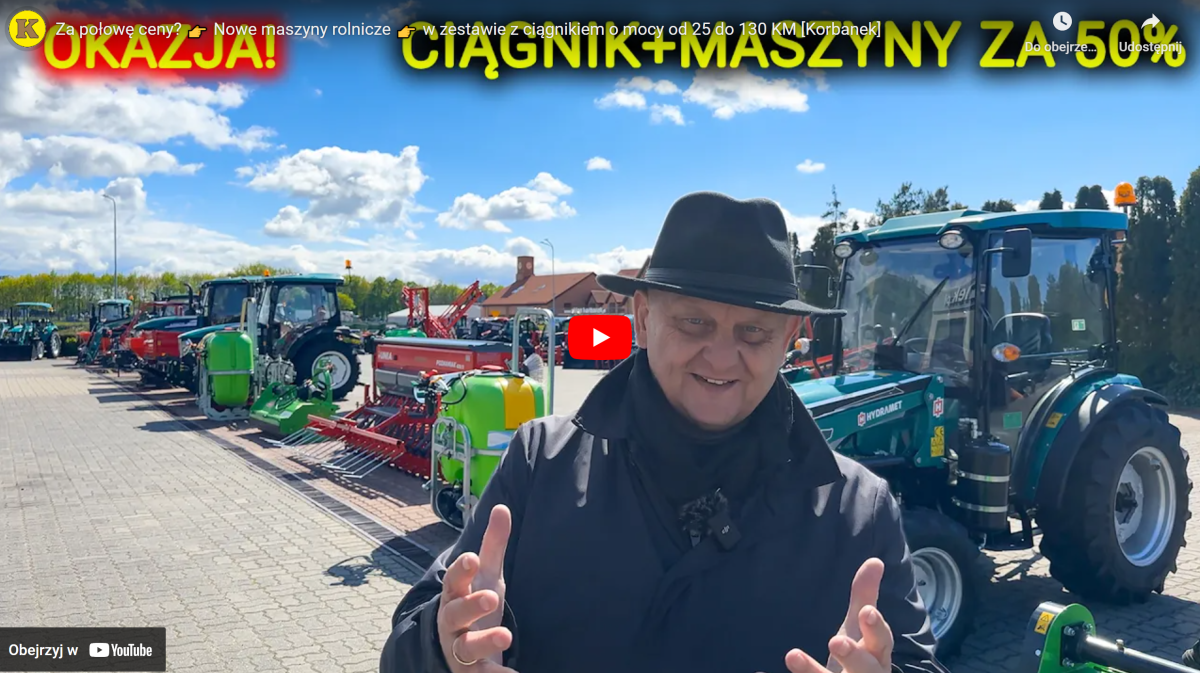 Maszyny za 50% ceny