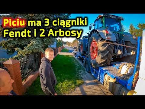 Embedded thumbnail for Kierowca Piciu przywiózł 3 ciągniki Fendt i 2 Arbosy Tutaj zostawi tylko jeden z trzech