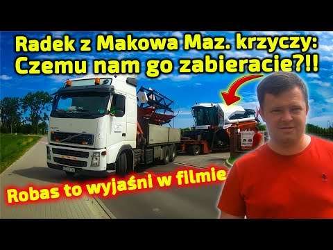Embedded thumbnail for Zabrali kombajn z Makowa Maz. zawieźli pod Białoruską granicę Tam już na niego czekali!