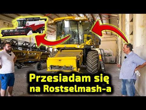 Embedded thumbnail for Sprzedaję New Hollanda Rosyjski kombajn mówi po polsku Rostselmash Acros 595+