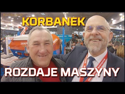 Embedded thumbnail for Korbanek rozdaje maszyny na targach Polagra PREMIERY 2020 | Nowości | Rolnicy | Opinie