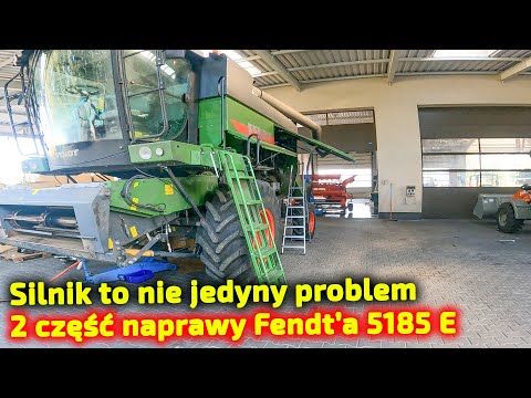 Embedded thumbnail for Remont SILNIK-a, nowe AWARIE, spalony pas! Kombajn FENDT 5185 E [Korbanek]