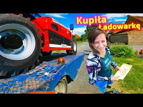 Embedded thumbnail for Pani Anita prowadzi gospodarstwo rolne kupiła ładowarkę teleskopową Jak Piciu szkolił panią Anitę?