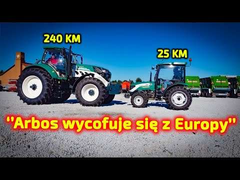 Embedded thumbnail for Arbos wycofuje się z Europy Prawda, czy fałsz? Ciągniki rolnicze o mocy od 25 do 240 KM