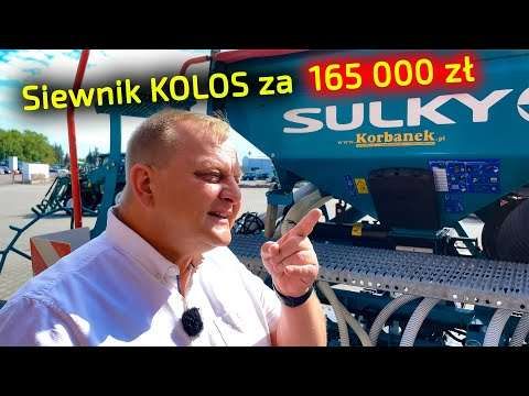 Embedded thumbnail for Tylko(?!)165 000 zł nowy agregat uprawowo-siewny z siewnikiem pneumatycznym nabudowanym WYPRZEDAŻ