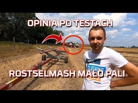 Embedded thumbnail for RZETELNY TEST kombajnu Rostselmash Vector [Żniwa 2019] OPINIA rolnika