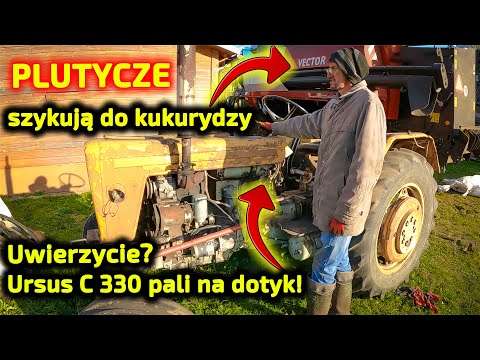 Embedded thumbnail for Ursus C330 z Plutycz pali na dotyk Kombajn Rostselmash Vector 425 Korbanek przezbrajany na kukurydzę