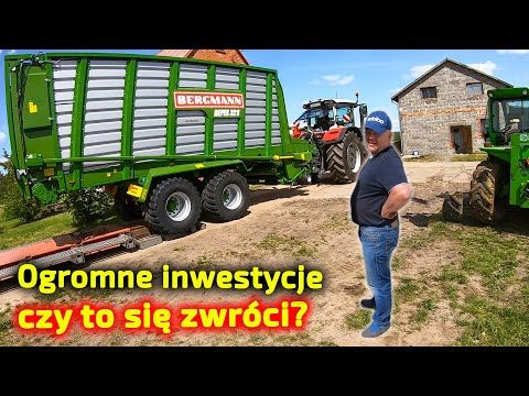 Embedded thumbnail for To są inwestycje w tym roku kupił nowy traktor i przyczepę Bergmanna Repex 32S [Korbanek]