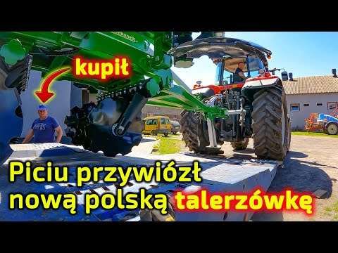 Embedded thumbnail for Piciu przywiózł nową talerzówkę Tolmet Megatron To tania, dobra polska maszyna rolnicza Korbanek