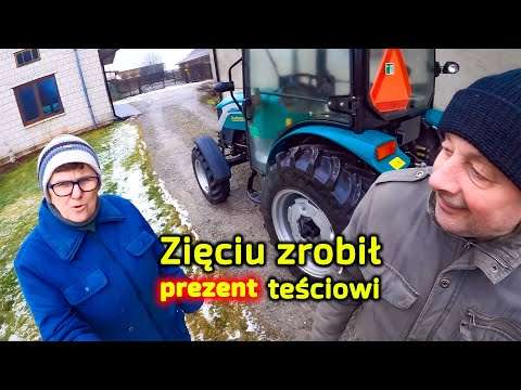 Embedded thumbnail for W Biłgoraju zięć kupił teściowi nowiutki traktor! Tomek nie ma czasu na kawę - musi zapier*alać